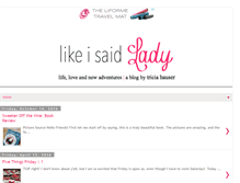 Tablet Screenshot of likeisaidlady.com